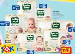 BEBELAND BEBEK BEZİ ÇEŞİTLERİ 58'Lİ / 26'LI / 45'Lİ / 40'LI / 68'Lİ / 29'LU